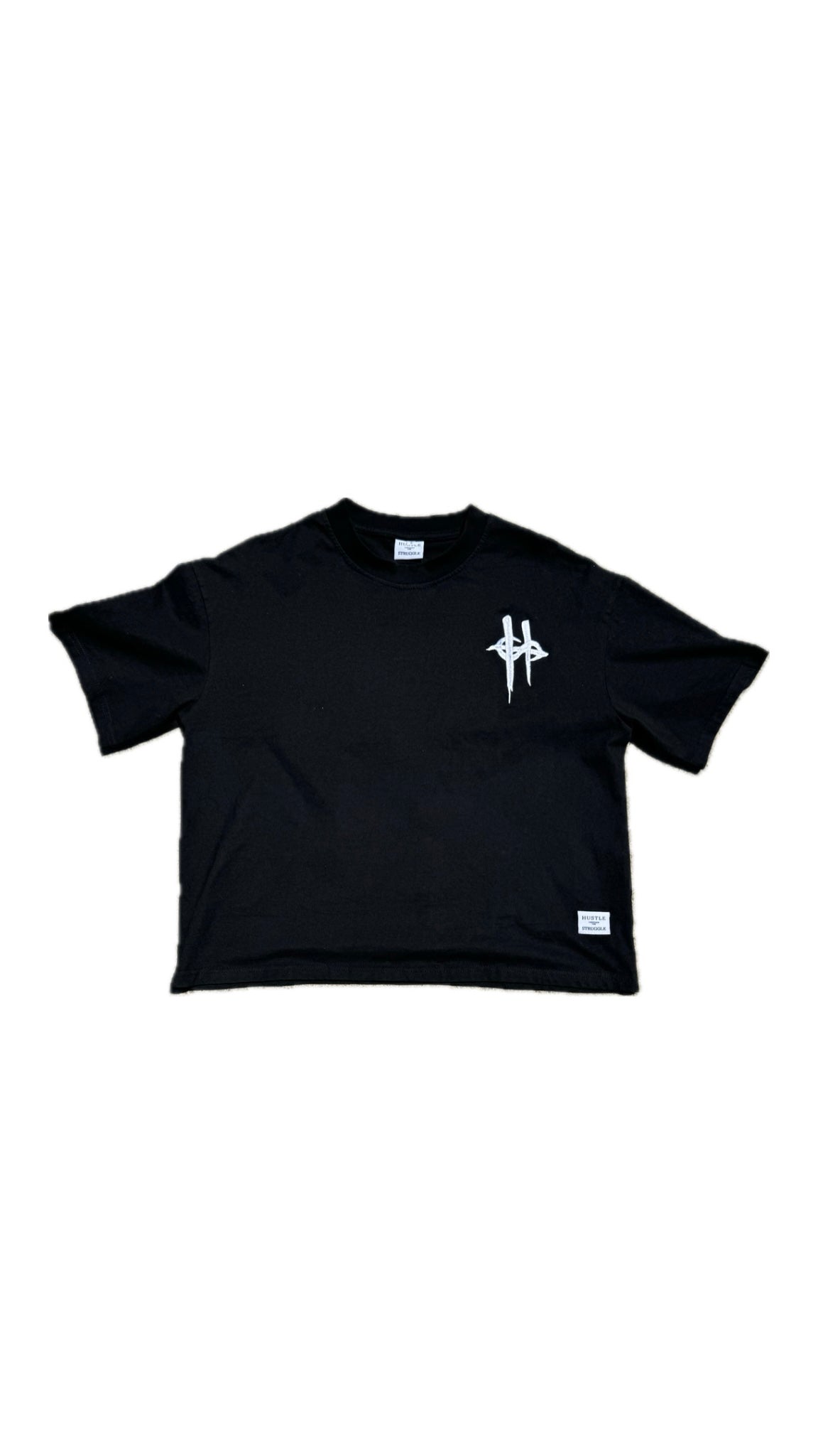 Heavy Duty Distress Black T