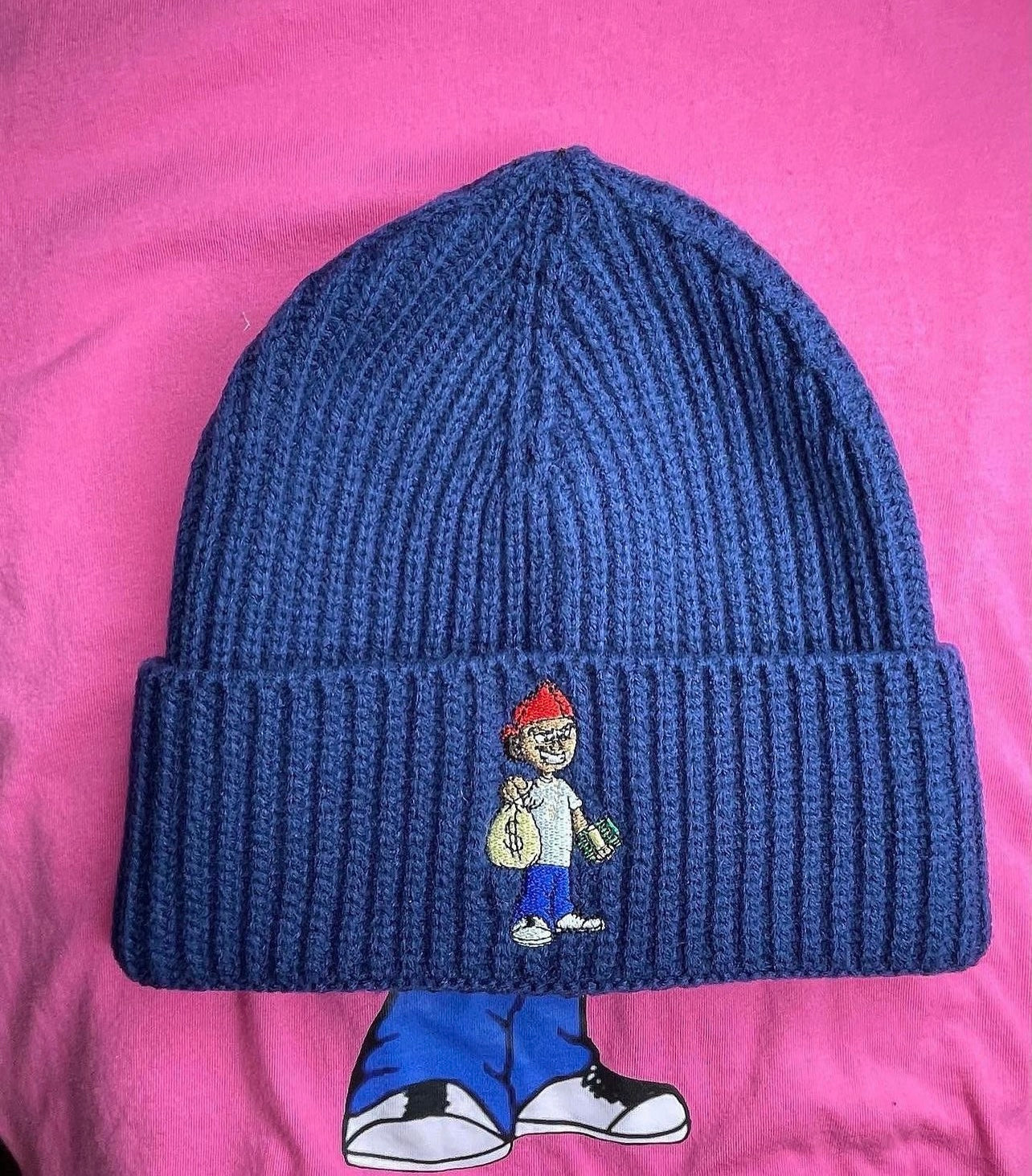 Blue skully Hat